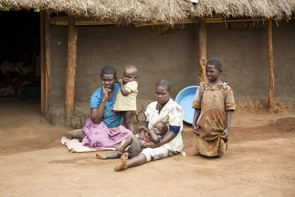 Uganda Refugee Family