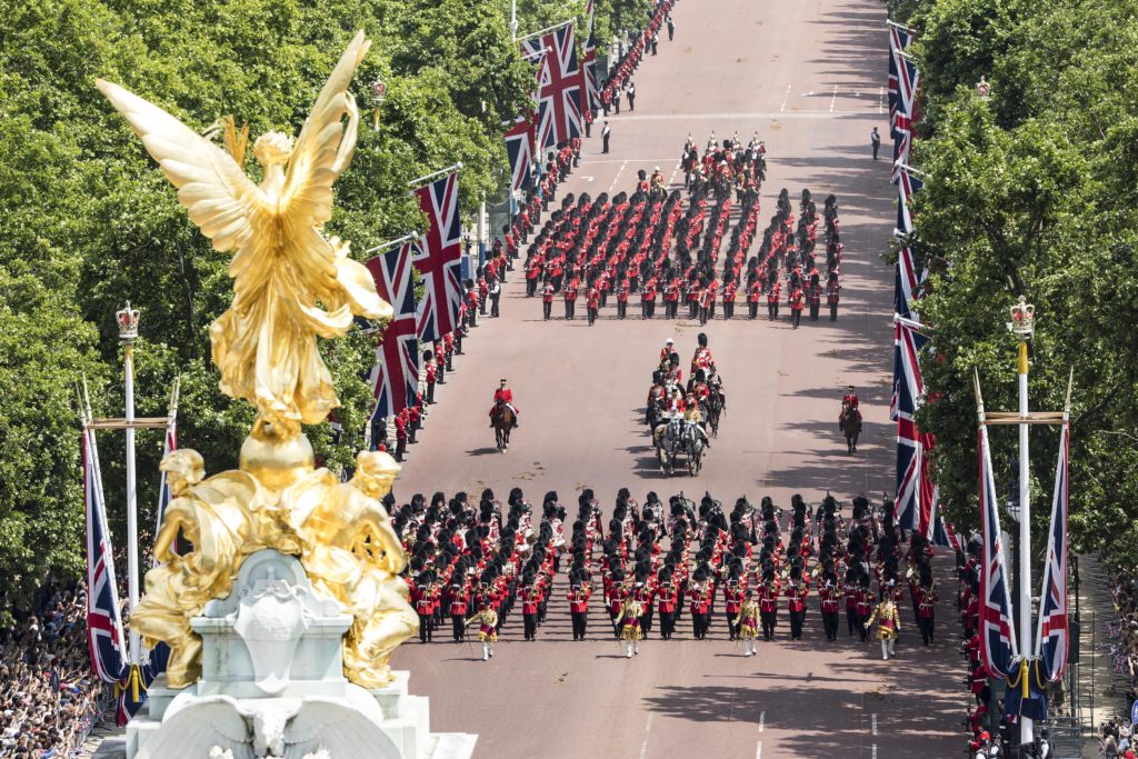 The Army celebrate the birthday of Queen Elizabeth II