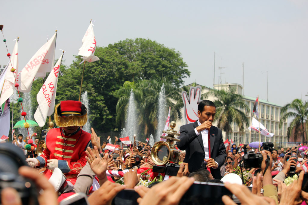 New President of Indonesia in A Parade