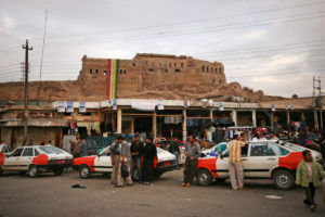 A view of the Citadel in the city of Kirkuk