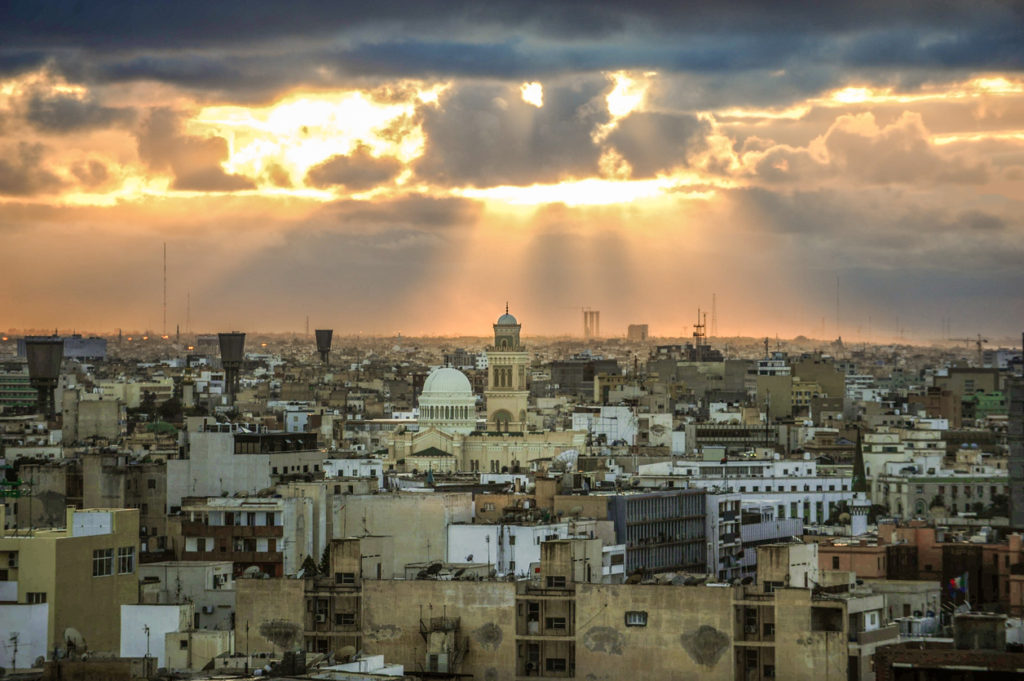 Tripoli skyline, Libya