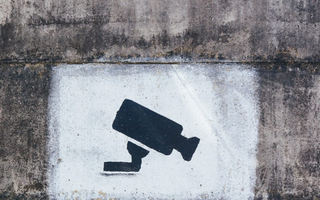 surveillance camera grafitti